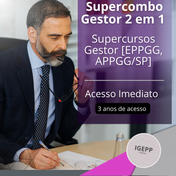 Combo Supercursos Gestor Em Eppgg E Appggsp Teoria E Exerc Cios